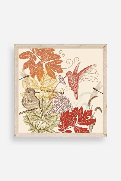 CT STONES Flower Wooden Framed Painting