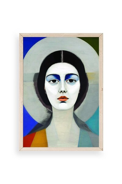 CT STONES Woman Wood Framed Table