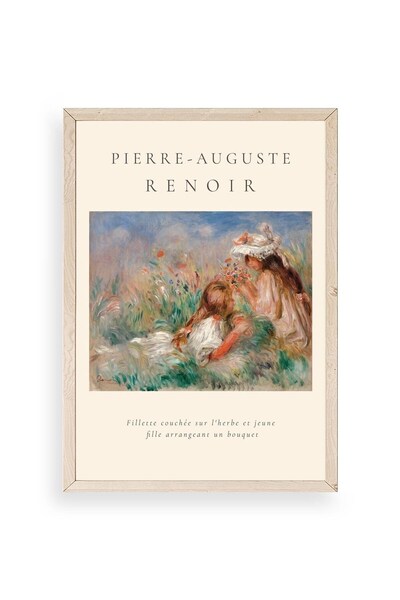 CT STONES Pierre-Aguste Renoir Wooden Framed Painting