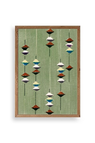 Twin Store Furuya Korin Wooden Framed Table