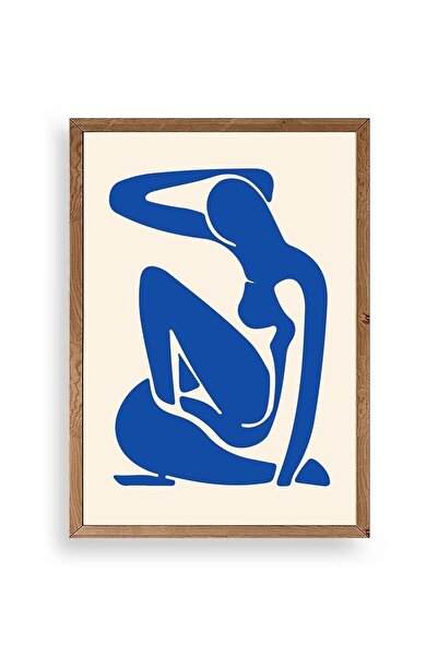 Twin Store لوحة ماتيس بإطار خشبي