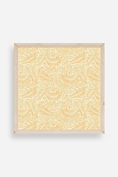 Twin Store لوحة بإطار خشبي على شكل ورقة شجر