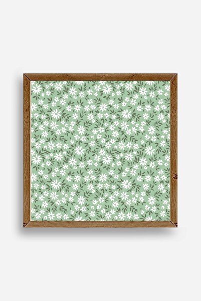 CT STONES Flowers Wooden Framed Painting