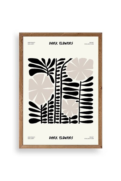 CT STONES Flower Wooden Framed Painting