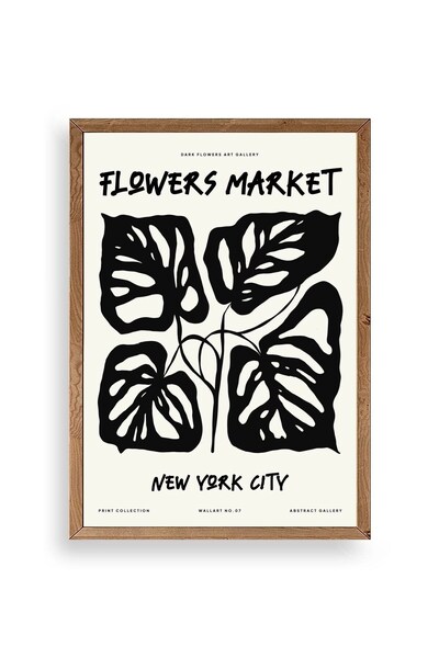 CT STONES Leaf Wooden Framed Table