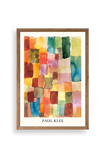 CT STONES Paul Klee Wooden Framed Painting