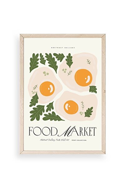 Twin Store لوحة بيضة مؤطرة بالخشب