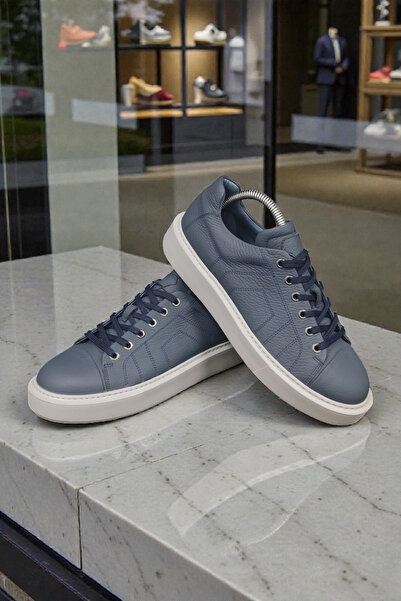 VİVA SHOES 100% Genuine Leather Eva Sole Sneaker Men's Shoes