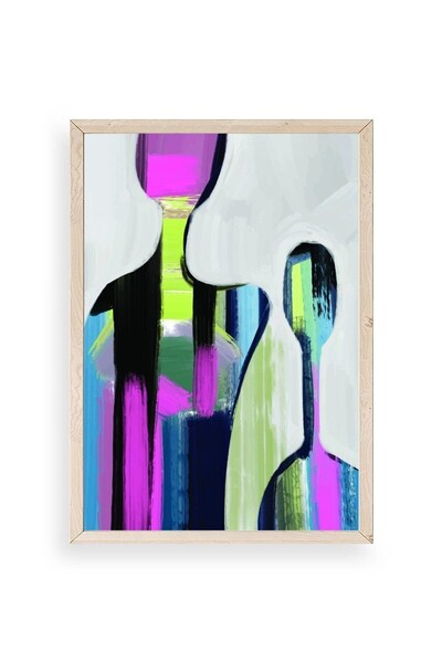 CT STONES Abstract Wooden Framed Painting