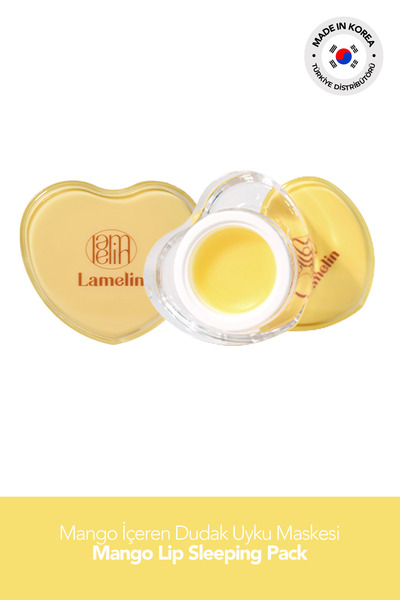 Lamelin Yoğun Nemlendirici Gece Dudak Maskesi Lip Sleeping Pack Mango