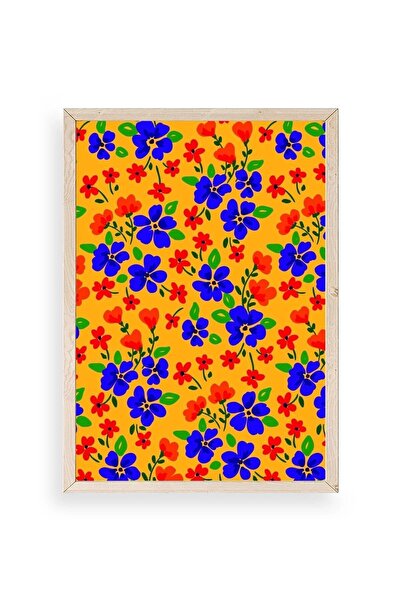 CT STONES Flowers Wooden Framed Painting