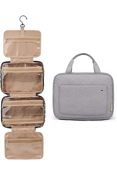 BAGSMART Grey The Space Saver Bonchemin Hanging Toiletry Bag