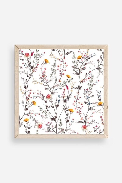 CT STONES Leaf Wooden Framed Table