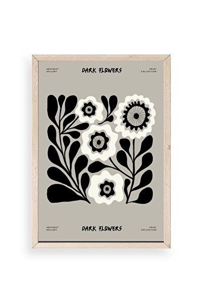 CT STONES Flower Wooden Framed Painting