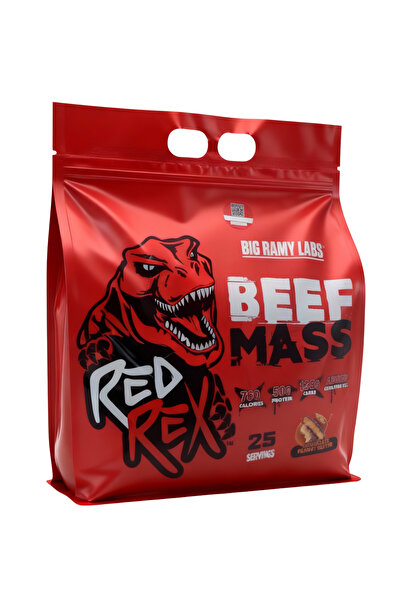 Redrex بيج رامي لابس ريد ريكس بيف ماس جينر شوكليت بينت بتر 10.7 باوند-RedRex Beef Mass Gainer