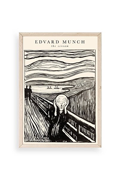 CT STONES Scream Wooden Framed Painting