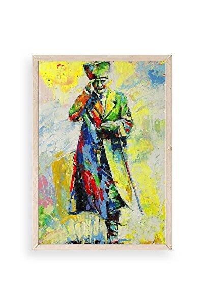 CT STONES Ataturk Wooden Framed Painting