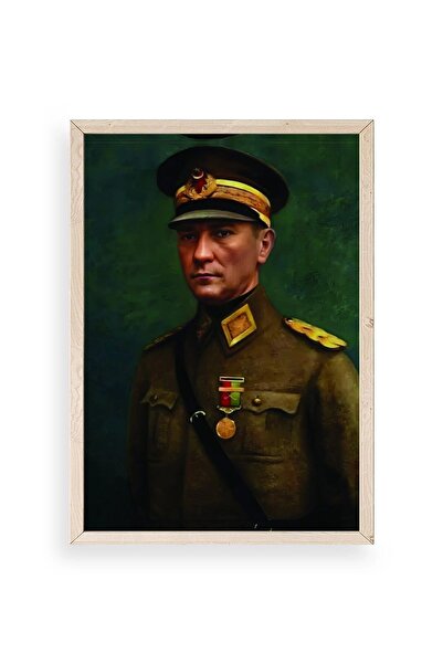 CT STONES Ataturk Wooden Framed Painting
