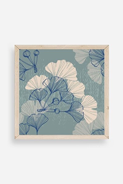 CT STONES Flower Wooden Framed Painting