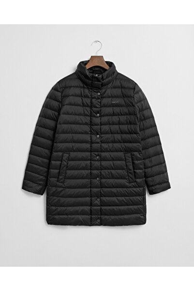 Gant Kadın Siyah Regular Fit Fermuarlı Mont