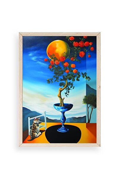 CT STONES Rose Wood Framed Table