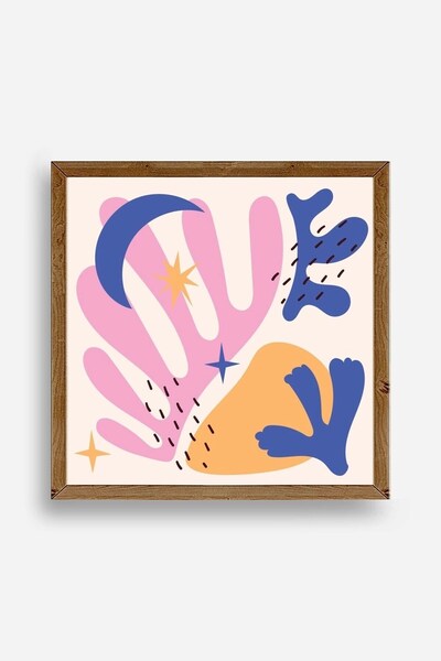 CT STONES Abstract Wooden Framed Painting