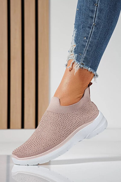 Zaira Adidasi dama roz din material textil Yuni #21112