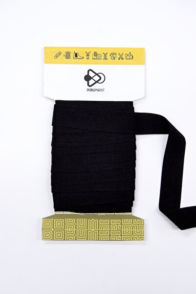 Dokumarkt 2 cm Folding Thin Soft Edge Sewing Elastic - Fabric Finishing Sealing Bias Tape - 10 Meters