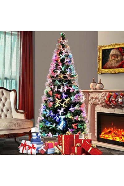 OriundeSales 2.1 m Fiber Optic Christmas Tree