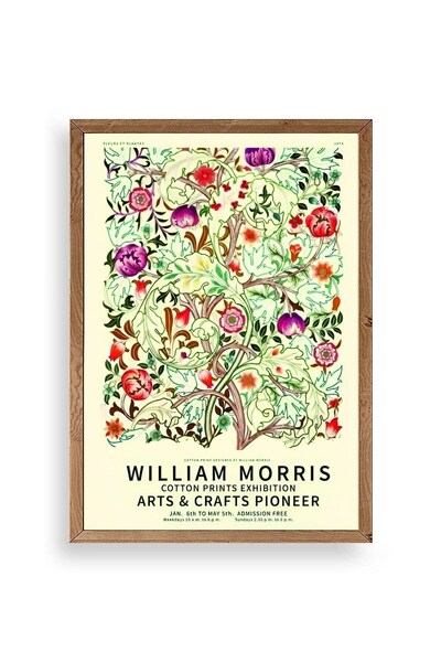 CT STONES Flowers Wooden Framed Painting