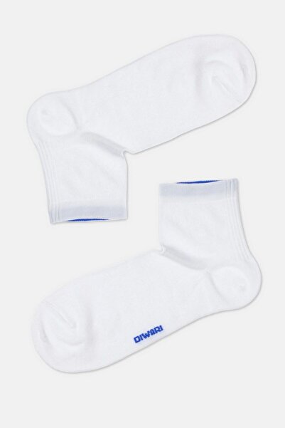 Conte Elegant Cotton anklets, DiWaRi Active 148 - White, 27 (42-43)