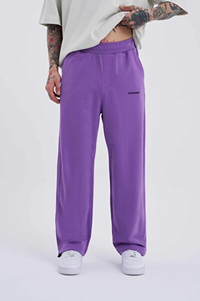 Machinist Men's Basic Oversized Baggy Sweatpants Purple