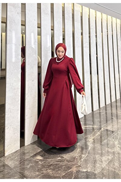 modadeywearst BÜZGÜLÜ PRENSES TESETTÜR ABİYE ELBİSE