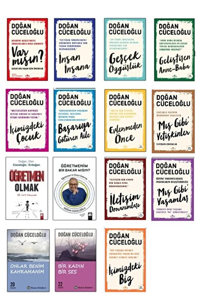 Kronik Kitap Doğan Cüceloğlu 15 Kitaplık Büyük Set