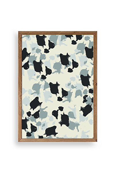 Marsilyan لوحة بإطار خشبي من ديسن مقاس 23 × 30