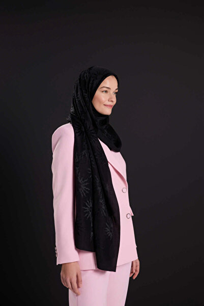 Imannoor 3028 Güneş Doğarken Shiny Jakar Şal 70x200