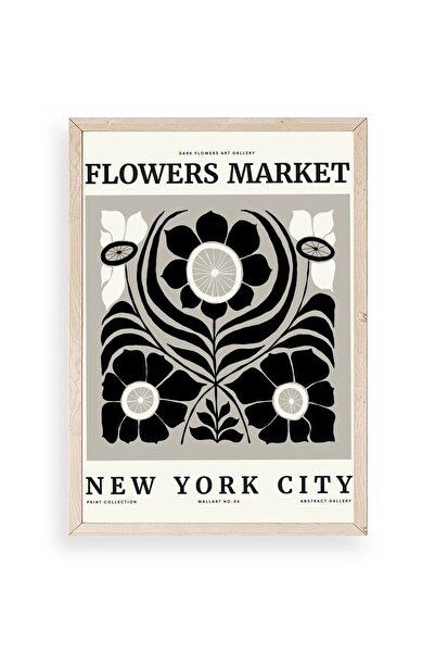 CT STONES Flower Wooden Framed Painting