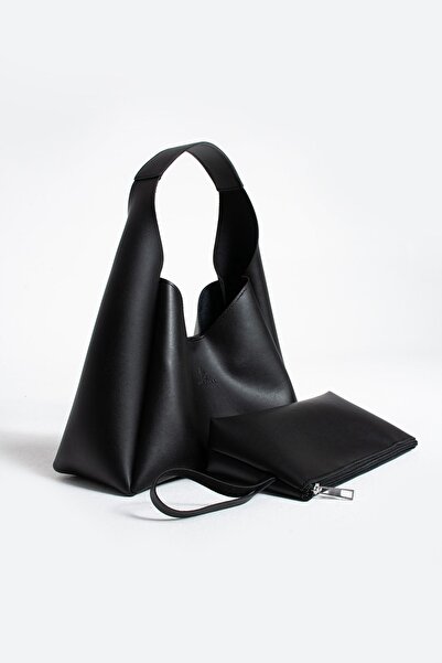 mugalas Κομψή γυναικεία τσάντα ώμου με μεσαία τσάντα μακιγιάζ ως δώρο