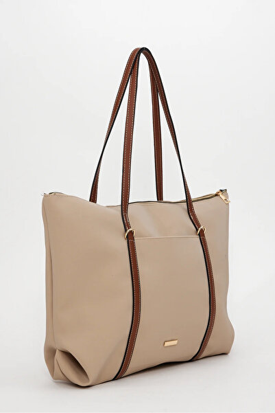 UCCELLO Geantă de mână și de umăr pentru femei, din material hidrofug, cu detalii aurii pentru accesorii