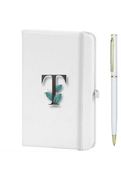 Marsilyan دفتر ملاحظات مطبوع عليه حرف T