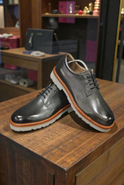 VİVA SHOES 100% Genuine Leather Eva Sole Casual Men's Shoes