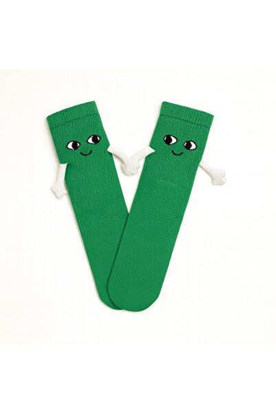 Tasarım Magnetic Holding Hands Socks Friendship Sports Socks Fun and Funny