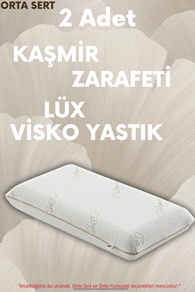 Pillow Market Kaşmir Visco Yastık - Özel Büyük Boy Cashmere Uyku Yastığı - [O...