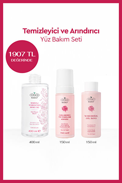 Otacı Temizleyici ve Arındırıcı Yüz Bakım Seti