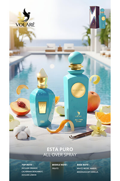 Volare Spray parfumat Esta Pure Body, Unisex, 150 ml