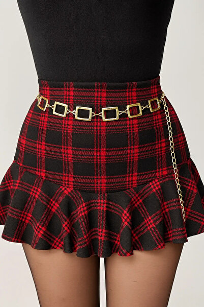 Mutenaura حزام سلسلة نسائي ذهبي اللون قابل للتعديل