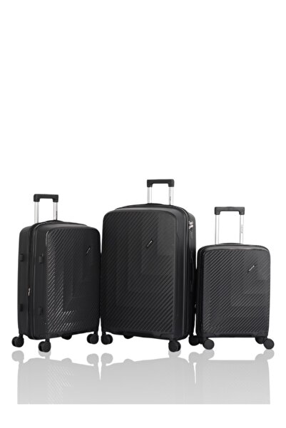 AVIATOR طقم حقائب سفر فاخر ومتكامل – 3 قطع من مصنوع من البولي بروبلين ضدالكسر