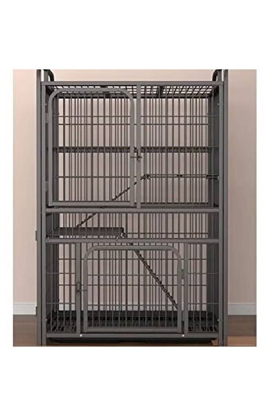 NKX قفص فاخر قابل للطي ومتين للحيوانات الأليفة مع باب