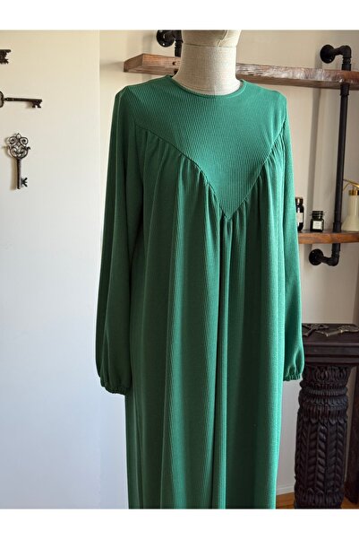 FENDEL فستان محبوك مع روب على شكل حرف V 2309 NAVRA |