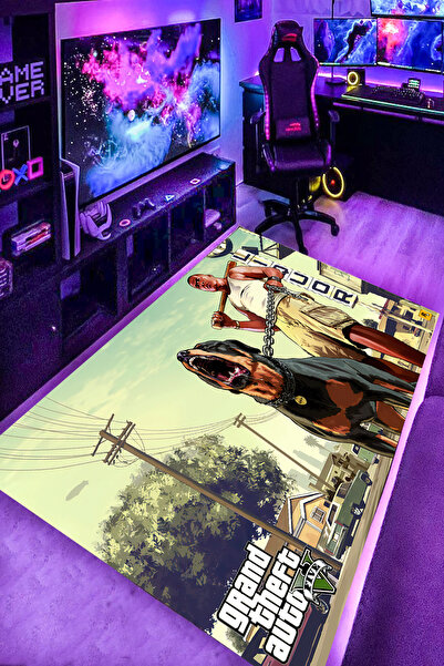 RUGRUMBA Kaymaz Taban Makinede Yıkanabilir Gaming Oyuncu Playstation Xbox Gam...